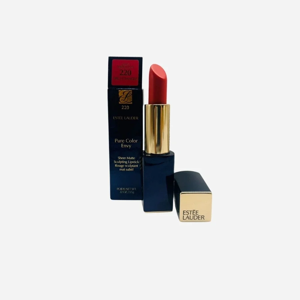 Estee‎ Lauder Pure Color Envy Sheer Matte Lipstick #220 Fresh Danger 0.12oz